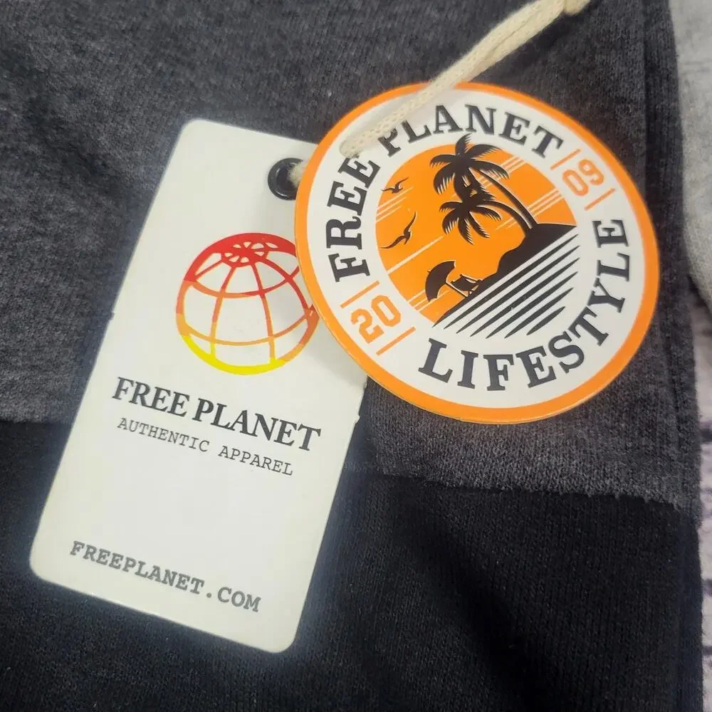 Free Planet Boy's Tri-Color Hooded‎ Jacket Size 12 Months NWT